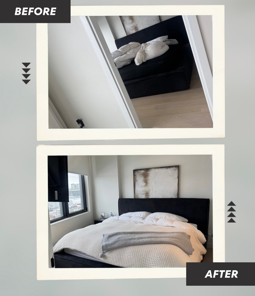 avant après chambre